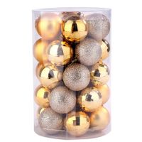 34Pcs Christmas Tree Ball Sets 6cm Christmas Decorations Wedding Party Ornaments Xmas Tree Ball Bauble Hanging Ball Decor Gifts