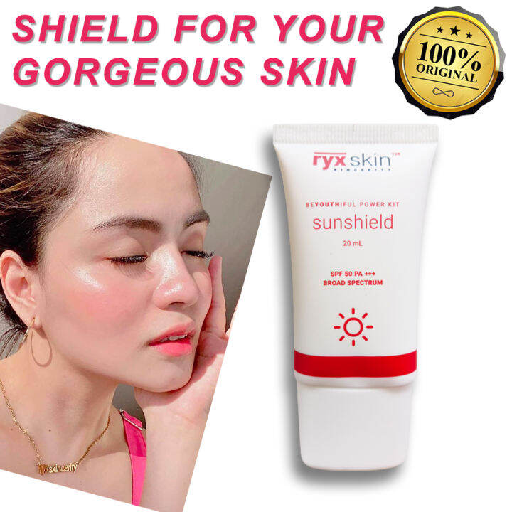 RYXSKIN SINCERITY Sunshield SPF50 (20ml) 100% ORIGINAL | Lazada PH