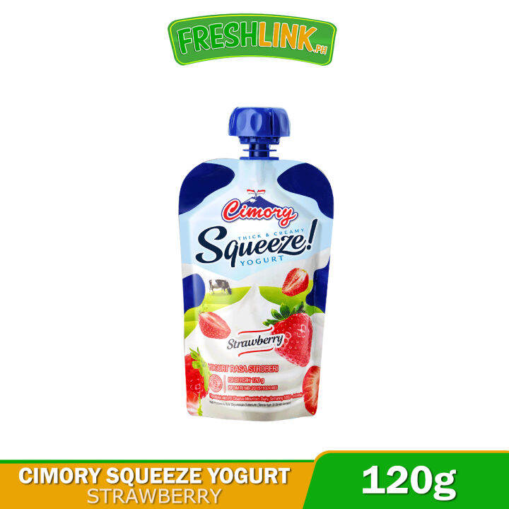 Cimory Strawberry Flavored Yogurt Pouch (Squeeze) 120g | Lazada PH