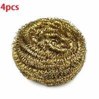 5cm Diameter Copper Spiral Scourer Ball for Solder Cleaning 4Pcs