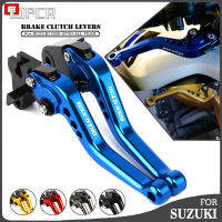 สำหรับ SUZUKI GSX-S750 Gsxs750 GSXS 750 ALL YEAR คันโยกเบรกคลัชต์ปรับได้สำหรับมอเตอร์ไซค์ CNC