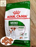 Royal Canin Mini Adult อาหารสุนัขแบบเม็ด  สำหรับสุนัขโต พันธุ์เล็ก(ขนาด 800 กรัม)หมดอายุ 30-03-24
