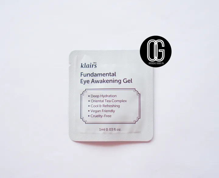 DEAR KLAIRS Fundamental Eye Awakening Gel - Sample Sachet | Lazada PH