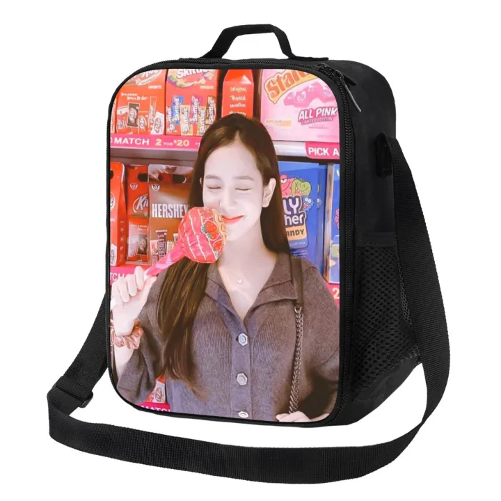BLACKPINK Jisoo Heat Preservation Bags Lnsulated Lunch Bag Portable