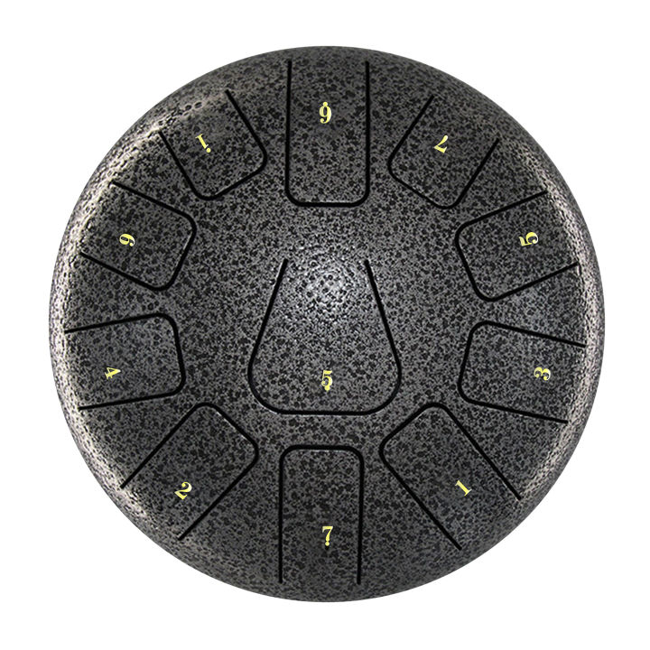 8 Inch Steel Tongue Drum 11 Notes Handpan Drum with Drum Mallet Finger ...