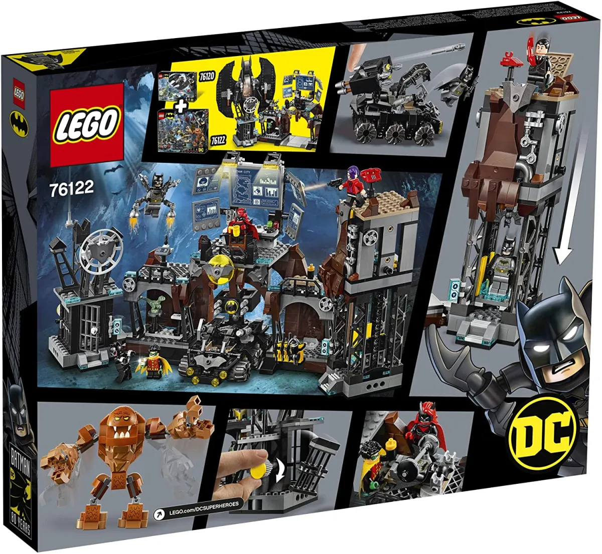 From Denmark】LEGO DC Batman Cave Clayface Invasion Invasion 76122 Toy  Building Set with Batman and Bruce Wayne action minifigures, popular DC  superhero toy (1037 pieces) guaranteed genuine From Denmark 