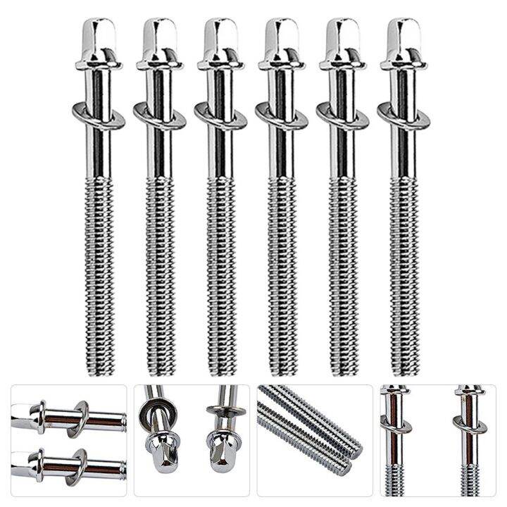 6Pcs Bass Drum Tension Rods Drum Parts Replacement Tension Lug Screws For Bass Drum Lazada PH