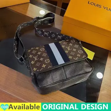 LV MOBILE PHONE CYLINDRIC POUCH BAG, Men's Fashion, Bags, Sling
