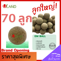 Uland Emball อีเอ็มบอล 70 ลูก บำบัดน้ำเสีย ลดกลิ่นทันที ย่อยสลายของเสีย ตะกอนไขมัน สารอินทรีย์ น้ำใสขึ้น ผลิตจากหัวเชื้อจุลินทรีย์คุณภาพ