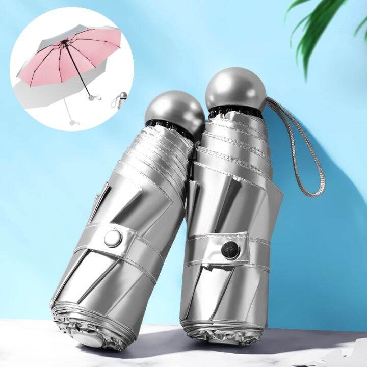 new-titanium-silver-mini-cool-folding-umbrella-for-women-6-8-bone-5-fold-sunny-and-rainy-umbrellas-paraguas-mujer-sombrillas