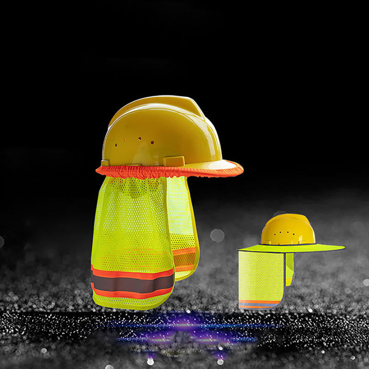 auto-stuffs-หมวกกันน็อคสำหรับคนงานก่อสร้างหมวกสะท้อนแสงหมวกกันแดดแบบแข็งสำหรับคนงานก่อสร้างในฤดูร้อน