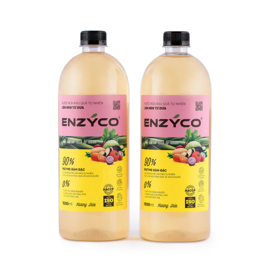 Nước ngâm rau sinh học enzyco 100% tự nhiên làm từ dứa và bồ hòn - ảnh sản phẩm 3