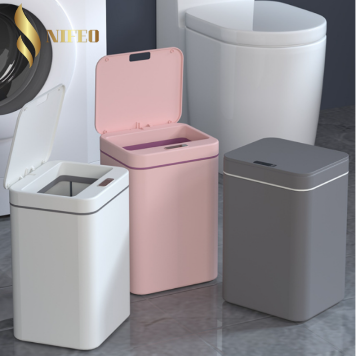 【READY STOCK】16L Intelligent Trash Can Smart Motion Sensor Automatic ...