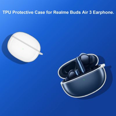 Transparent TPU Cases For Realme Buds Air 3 Bluetooth Wireless Earphone Protective Cover For Realme Airbuds 3 Skin Bumper Shell Wireless Earbud Cases