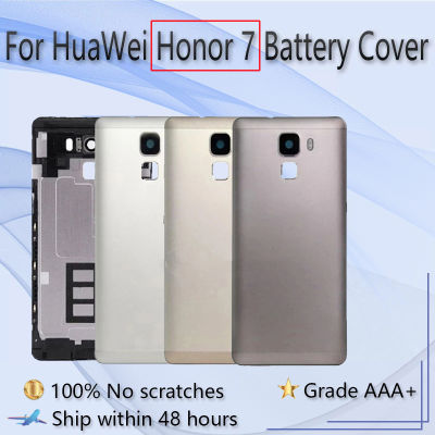 Back Cover For Honor 7 PLK-L01 AL10 UL00 TL01H Battery Cover , For Honor 7 Rear Housing Back Glass Replacement