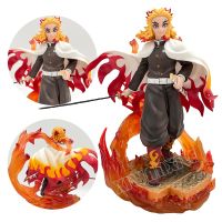 [AhQ ornaments] 20ซม. Demon Slayer Rengoku Kyoujurou อะนิเมะรูป Kimetsu ไม่มี Yaiba Action Figure Tanjirou/inosuke/shinobu Figurine ตุ๊กตาตุ๊กตาของเล่น