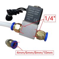 【jw】❄○  Closed 1/4  Solenoid 12V 24V Pneumatic Position Coil Alloy Electric 110V 220V for Air