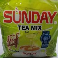 SUNDAY TEA MIX 3in1 ชาพม่า ซันเดย์ ทรี มิก แบบ  3in1 ขนาดบรรจุ 30 ซอง