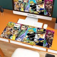 Jojo Bizaarre Adventure 90x40cm แผ่นรองเมาส์เกมมิ่งขนาดใหญ่ CS GO Keyboard แผ่นรองเมาส์ Hyper Beast Desktop