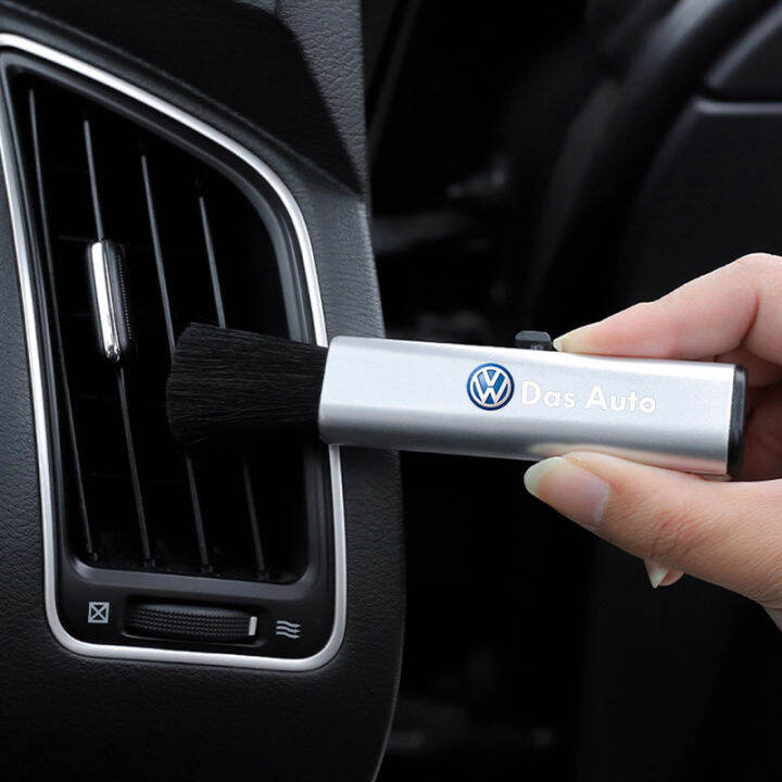 เครื่องมือกวาดฝุ่นภายในแปรงปัดแก้มพับเก็บได้ช่องลมในรถสำหรับ-vw-volkswagen-รุ่น-passat-ซานตาน่า-touareg-tiguan-gti-bora-jetta-cc-beetle-scirocco