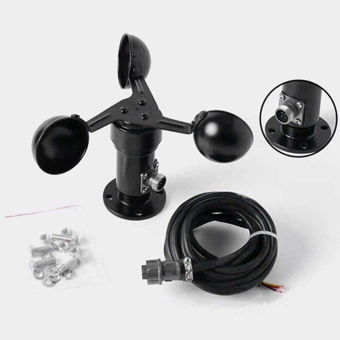 CWT-SWS-A-V10 Aluminum Alloy Wind Speed Sensor - 0-60 M/s Range, 4-20mA/0-5V/0-10V/RS485 Outputs, Industrial Anemometer