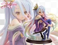 NO GAME NO LIFE 1St Generation No Game Life White Squatting Anime Figure B24 【AUG】