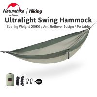 Ultralight 1/2 Persons Swing Hammock Portable 600G Anti Rollover Outdoor Forest Camping Hammock 200Kg Bearing Weight