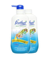 Feather แฟซ่า เนเจอร์ คลีนแอนด์แคร์ 480 มล.[แพ็ค1+1]