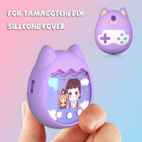 Case สำหรับ Tamagotchi Pix การ์ตูนแมวรูปเสมือนอิเล็กทรอนิกส์ดิจิตอลสัตว์เลี้ยงเครื่องปกซิลิโคนเกราะป้องกันของขวัญวันเกิด