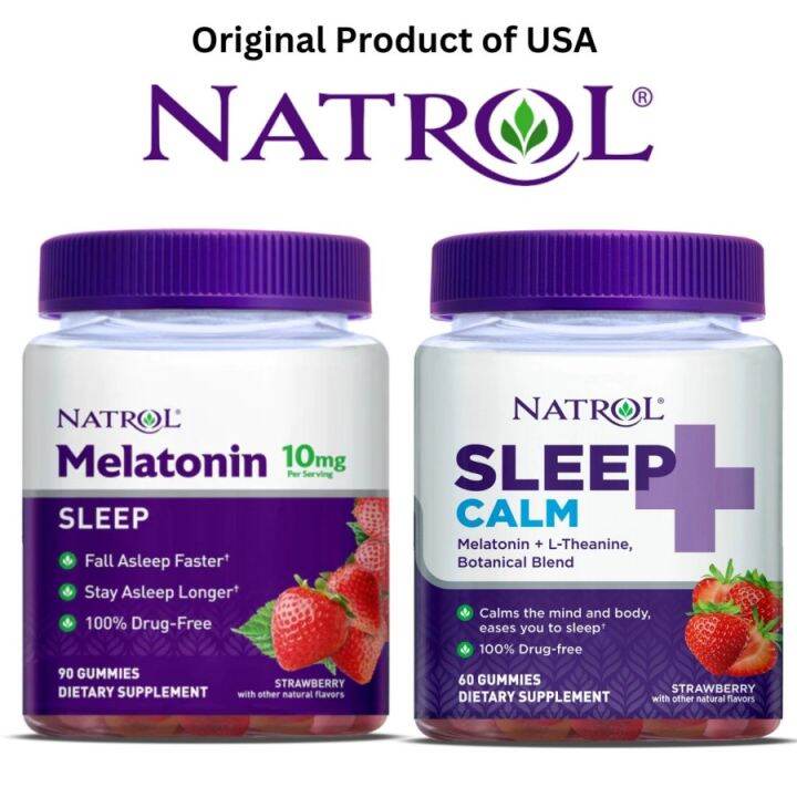 NATROL Melatonin 10mg Vitamin Insomnia Multivitamin Gummies Original
