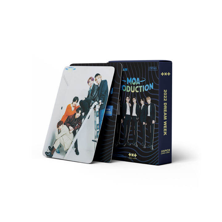 การ์ดโลโม่-โฟโต้การ์ด-แบบ-2-ด้าน-54-ใบ-กล่อง-8-7-5-7cm-อัลบั้ม-txt-chaotic-wonderland-2022-seasons-greeting-the-chaos-chapter-freeze-fight-or-escape-โลโม่การ์ด-lomo-card