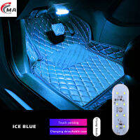 【ในสต็อก MA】Upgraded Extended Car Touch Lights (8 Led) โคมไฟภายในแบบไร้สาย USB ความสว่างสูงแบบชาร์จไฟได้ Led Night Light