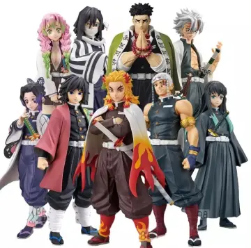 Anime Demon Slayer Figure Tanjirou Nezuko Zenitsu Inosuke Shinobu Giyuu Eat  Rice Balls Kimetsu No Yaiba PVC Action Figurine โมเดล&ฟิกเกอร์  ตัวละครดาบพิฆาตอสูร ท่านั่งแบบ