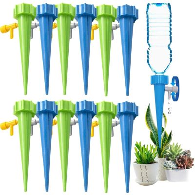 【CW】 5Pcs Drip Irrigation Watering System Dripper Spike Kits Adjustable Garden Self-Watering Device
