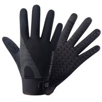 ❀ 2023 Anti-Slip Cycling Gloves TouchScreen Bike Gloves Sports Shockproof Mountain Full Finger Breathable Glove for Men Woman