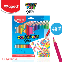 Maped (มาเพ็ด) สีไม้ 48 สี COLORPEPS Maped รหัส CO/832048