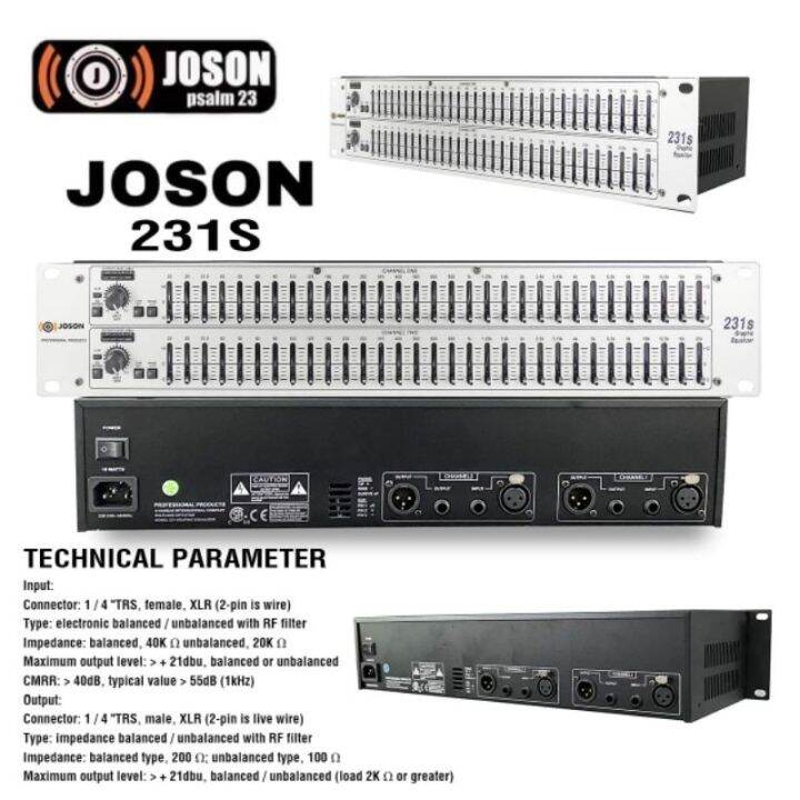 Joson 231s Graphic Equalizer Lazada PH