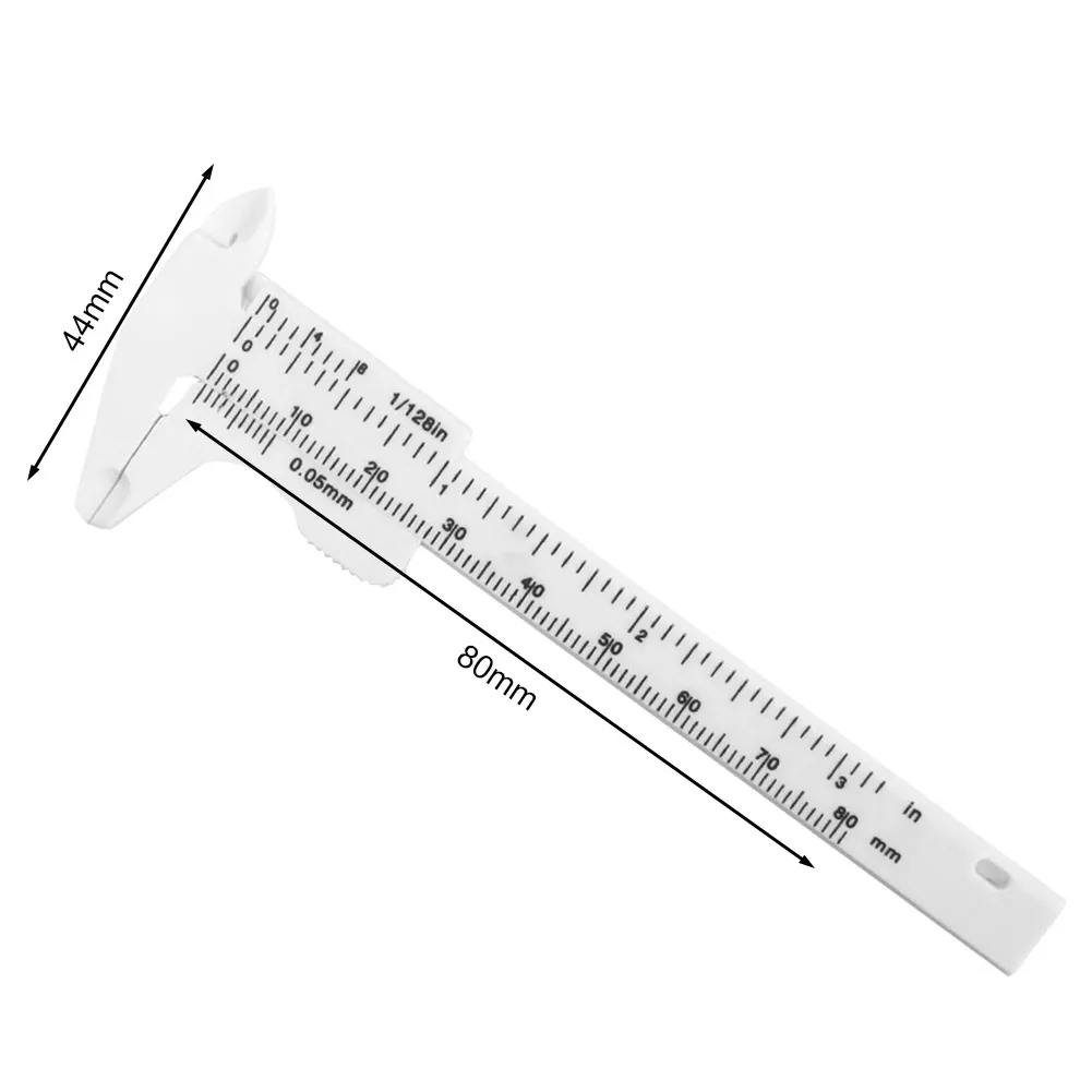 0-80mm Plastic Sliding Double Scale Vernier Caliper Diameter Measuring Tool  | Lazada
