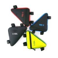 【Ready Stock】♝❍ D44 Waterproof Triangl Cycling Bicycle Bags Front Tube Frame Bag Mountain Bike Pouch Holder Saddle Bag Bike Accessories