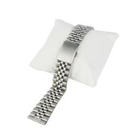 316L Stainless steel 18mm 20mm Brush Polish solid Stainless Steel jubilee Watch Strap band flat end for all watches