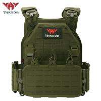 YAKEDA Lightweight Quick Release Laser Cutting Plate Carrier Combat 1000D Molle Chaleco Tactico Military Tactical Vest