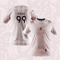 KENZ AW06 - JERSEY WHITE PINK FLOWER SPORTWEAR EXCLUSIVE