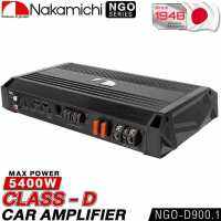 NAKAMICHI AMPLIFIER CLASS-D Max Power 5400W NGO-D900.1 / เพาเวอร์แอมป์ เครื่องเสียงรถยนต์ แอมป์ เพาเวอร์ คลาสดี