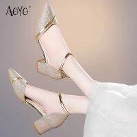 Womens High heel sandals Elegant chic leisure and comfortable Ladies shoes