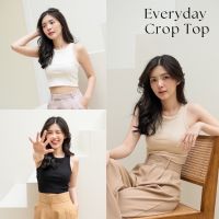 Onceandtwice | Everyday Crop Top เสื้อครอปทอป ใส่ได้ทุกวัน ควรมีติดตู้ มี 3 สีน้า