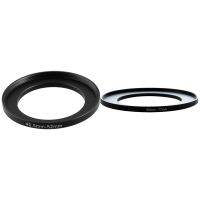 2 Pcs Metal Filter Step Up Ring Adapter for Camera, 40.5-52mm &amp; 55-77mm