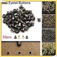 50Pcs โลหะตาไก่ปุ่ม Mini ปุ่มตาไก่โลหะหัวเข็มขัดปุ่มสแนป DIY ตุ๊กตาหัวเข็มขัดกระเป๋ารองเท้าเสื้อผ้าอุปกรณ์เย็บผ้า1.5/2.0/2.5มม.