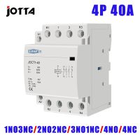 【Taiyong Electric】4P 40A 220V/230V 50/60Hz ราง Din ครัวเรือน AC คอนแทค4NO 4NC 2NO2NC