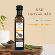 Dầu Hạt Gai dầu ép thô hữu cơ IL Nutrimento - 250ml