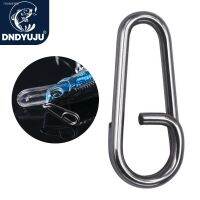 ○☽ DNDYUJU 20-100pcs Fishing Pike Stainless Steel Bent Head Oval Split Rings Fishing Accessories Connector Pin Fishhook Lure Tackle